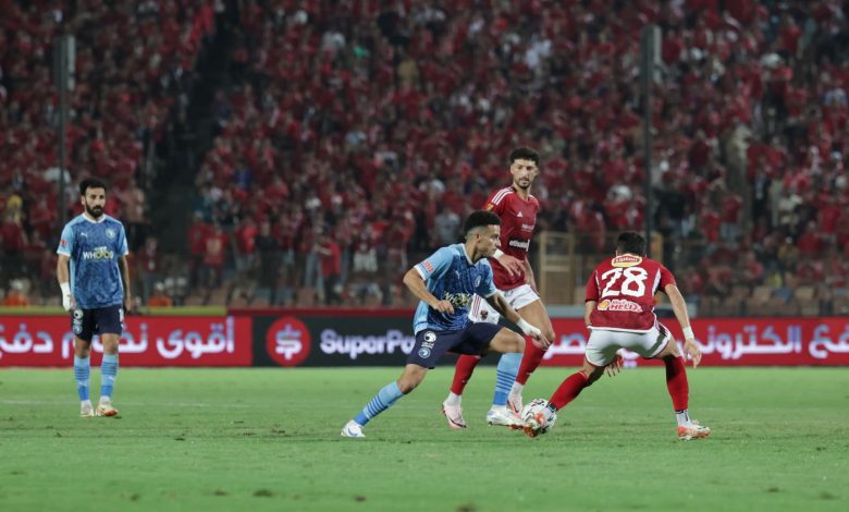 الأهلي ضد بيراميدز- الدوري المصري